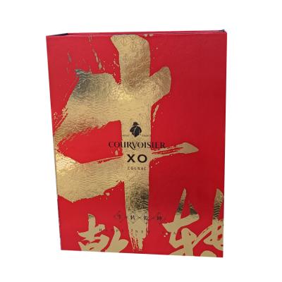 China Recycled Materials Customized Printing XT Packaging Group Developed Magnetic Luxury Packaging Gift Box For Wine / Beer / Liquor for sale