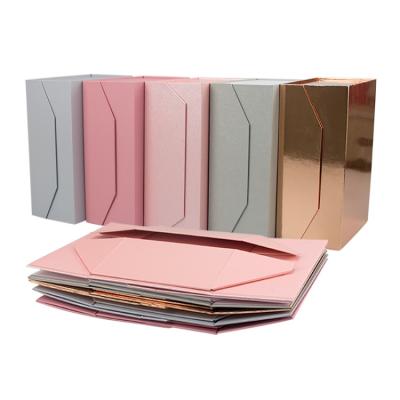 China Recycled Materials Custom Printing Different Colors Folding Flat Mailing Gift Box For Gift Packing Developed By STPP for sale