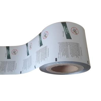 China Customized Printing China Foil Insect Repellent Oil Packaging Moisture Proof Laminated Chemical Film Roll For Gel Sachet Packaging for sale