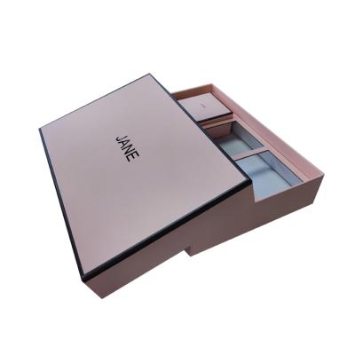 China Recycled Materials Customized Brand Printed Luxury Paper 4 Pieces Packaging Box Cookie Divider For Cookie Gift Box With Drawer for sale