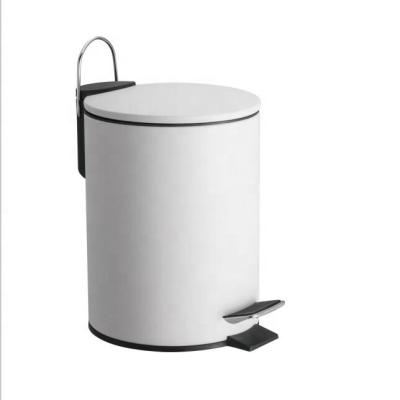 China Good Quality Sustainable Slim Cover Stainless Steel Pedal Trash Bin, Dustbin, Garbage Bin for sale