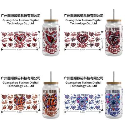 China UVDTF packaging custom UV transfer stickers 16oz cup sleeve 20oz stickers DTF transfer stickers waterproof labels for sale