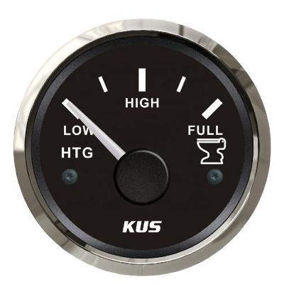 China 316 Push Gauge Storage Tank Black Caravan RV Stainless Steel Water Meter Series 52mm for sale