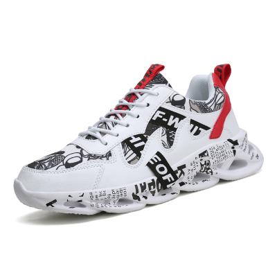 China Fashion Trend New Arrival Comfortable Fashion Men's Latest Design Graffiti Casual Shoes for sale