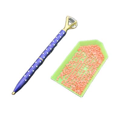 China Cunzhen 16*2cm Blue Spot Metal Dot Drill 3d Diamond Painting Pen Diamond Painting Large for sale