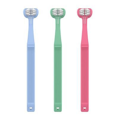 China Hotel Simplicity Modern Factory Wholesale Blister Packing 3D+Toothbrush 3-Sided Toothbrush for sale