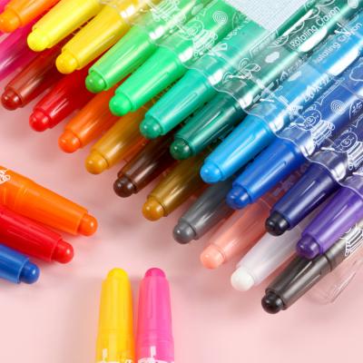 China Teaching+Office+Home School Simplicity Plastic Box Non Toxic Draw Color Pencils Wholesale Coloring Rolling Set for sale