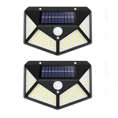 China Manufacturer Wholesale IP65 Outdoor Waterproof Motion Sensor Led Bedroom Outdoor Lamps Solar Garden Wall Lights for sale