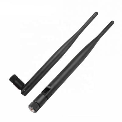 China 2.4GHz WiFi Male Wireless Antennas 5dBi SMA Wireless Router 2.4 Gigahertz WI fi Booster Router Antenna for sale