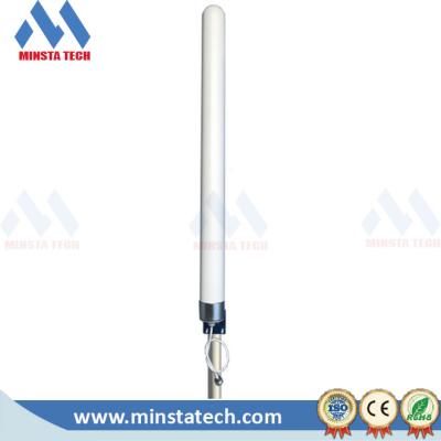 China Outdoor 10dBi 4G LTE 800-2700MHz Omni Fiberglass High Gain Antenna for sale