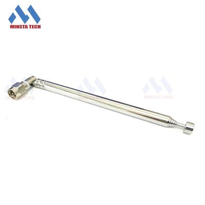 China 132mm 6 Section Telescopic Antenna SMA Male Connector For TV Radio 13.2cm for sale