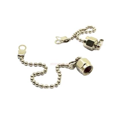 China RF SMA Connector Dust Cap With Chain for sale