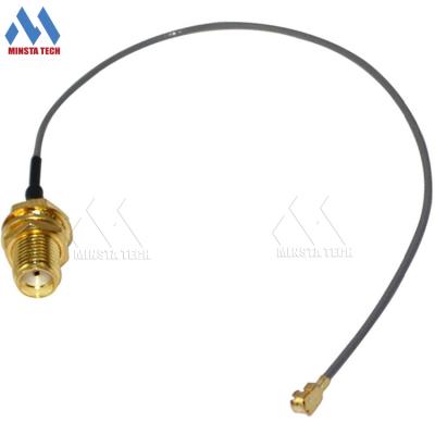 China Telecom SMA Female To IPEX U.FL RF 1.13 150mm Coaxial Cable Assembly for sale