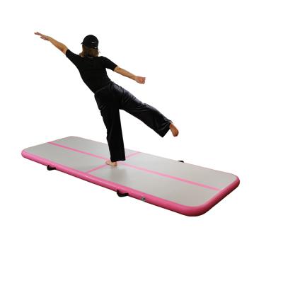 China Different Colors Gymnastics Hot Selling Gymnastic Air Tumble Track Inflatable Trampoline for sale