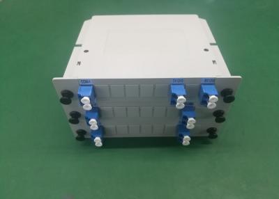 China Fiber optic circulator, 1310nm and 1550nm plug-in type, LC/PC adapter, 130x100x25mm. for sale