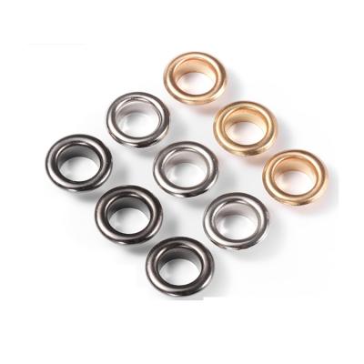 China Manufacturer Factory Custom Size Anti-Corrosion Shoe Logo Stainless Eyelet Metal Garment Supplies Grommets For Clothing for sale