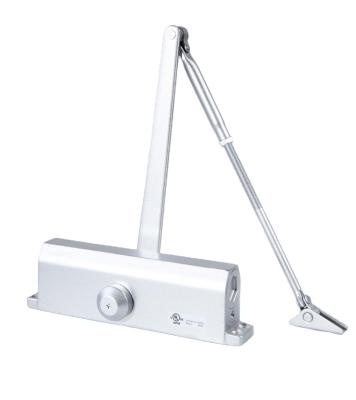 China 80-120KGS Capacity Modern Heavy Duty Die Casting Aluminum Industrial Door Closer With Steel Scissor Arm for sale