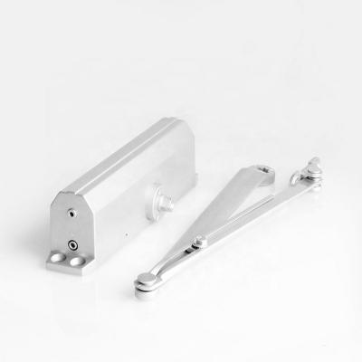 China 15-30KGS Capacity Modern Light Duty Hydraulic Silver Door Closer For Single Door for sale