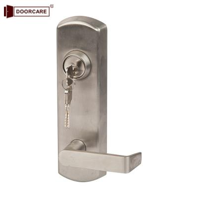 China 304 Stainless Steel Outside Panic Hardware Balance Handle Lever Lock For Panic Exit Device DK-010 for sale