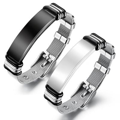 China Water Resistant Gogem Business Men's Jewelry Non Tarnish Watch Band Water Resistant Stainless Steel Watchband For Men for sale