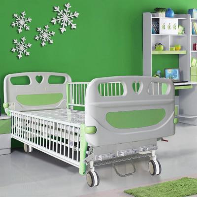 China Metal Factory Cheap Price Medical Manual Children Care Feature 3 Function Manual Children Care Bed Hill ROM Hospital Bed for sale