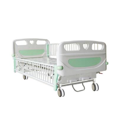 China 2function Hospit 2crank Bed Manual Central Control Patient Equipment Medical Children Hospital Bed for sale