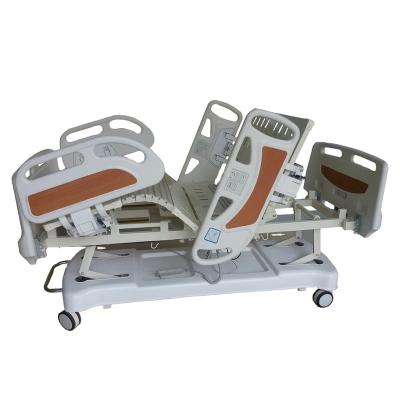 China Hospital Five Function Electric Hospital Medical Bed With Weight Scale System Care Rolling Bed For Disabled KS-838e for sale