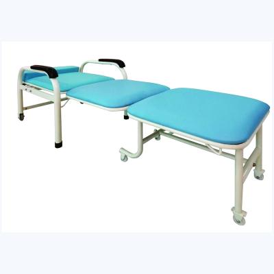 China Foldable Metal Hospital Patient Room Accompanying Medical Escort Folding Chair For Sale for sale