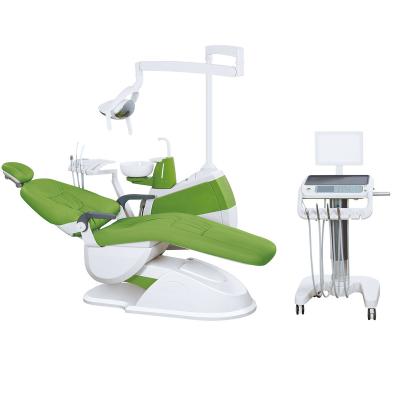 China Best Selling Hospital Dentistry Equipment Medical Dental Chair Set Dental Multi Regional Functional Style Dental Units Simple Portable Economical Chair Set for sale