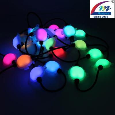 China Custom Waterproof 24V IP65 RGB DOME Light for Christmas Decoration for sale