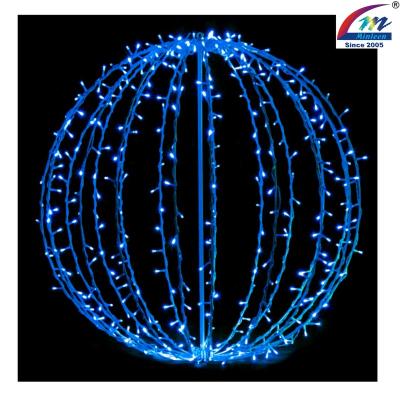 China Custom 3D Ball Street Decoration For Christmas Display Pattern for sale