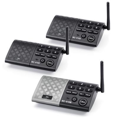 China Home/school/hotel/office/outdoor high quality two-way wireless intercom for office and house master -1 and 2 slave traders for sale