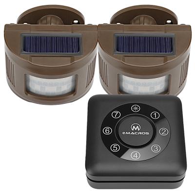 China 1 Mile 7-Zone Outdoor Vigilant Solar Wireless Window Door Open 1/2 car alarm sms receiver& 2 open sensors for sale