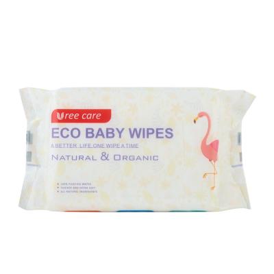 China China Private Label Factory Cotton Soft Moisture Cleansing Unscented Custom Wet Baby Wipes Bamboo Baby Wipes for sale