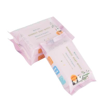 China OEM Eco Friendly Custom Reusable Cotton Moisture Logo Cheap Baby Wipes Biodegradable Baby Wet Wipes for sale