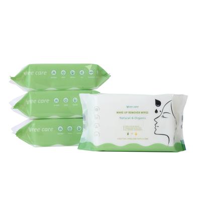 China Facial Moisture Remover Moisture Remover Facial Wipes Natural Skin Care Nonwoven Organic Cleansing Cloths for sale