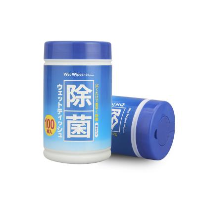 China All-Purpose Moisture Surface Wipes Odorless Plant Based, Non-abrasive No Ammonia No Bleach Canister Wipes for sale