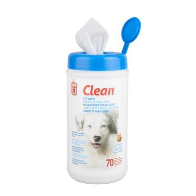 China Convenient Pure Natural Moisturizing Water Pet Grooming Canister Biodegradable Fresh Cleaning Wet Wipes for sale