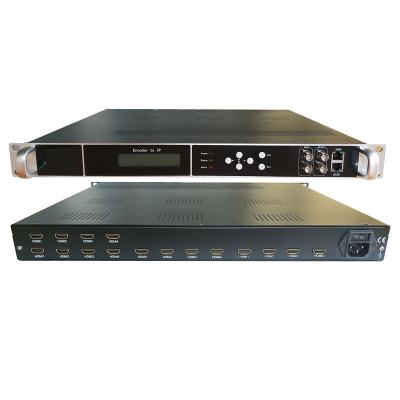 China HD TV MI Signal System Digital Signal to IP ASI Broadcast TV Equipment Hotel TV System 16CH HD Video Encoder for sale