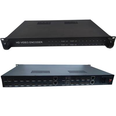 China Video signal conversion 24 channel H265HD MI video encoder, HD MI to IP (RTMP/RTSP/HTTP/HLS/UDP TS) for sale