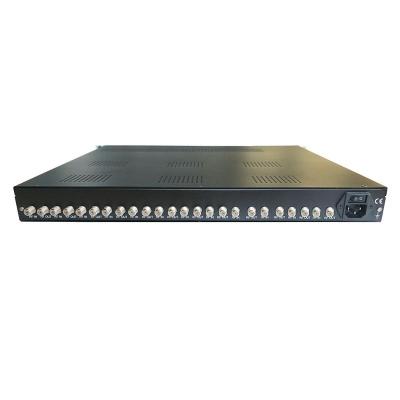 China DTV system IPTV input system equipment 12 channel DVB-S/S2 digital input tuner to RF transmitter modulator isdb-t/dvb-t/atsc/dvb-c for sale