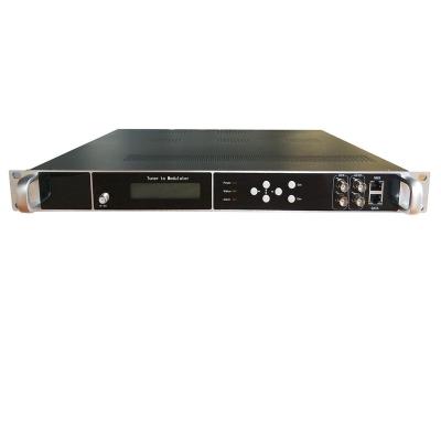 China DTV system IPTV system satellite TV signal reception 12 channel DVB-T/T2 input tuner to RF modulator isdb-t/dvb-t/atsc/dvb-c for sale