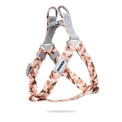 China New Arrival Manufacturer Dog Harness Webbing Air Mesh Breathable Pet Harness Leash Viable Set for sale