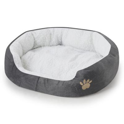 China Travel Amazon Hotsale Dog Bed Fur Cat Bed Eco Friendly Pet Products Beds for sale