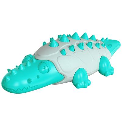 China New 2022 Viable Hot Selling Crocodile Dog Amazon Toy Molar Stick Dog Toothbrush for sale