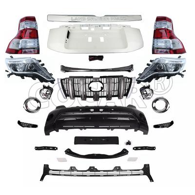 China COCAR Plastic Upgrade Body Kit For Prado 2010-2013 Upgrade To 2014-2017 for sale