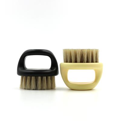 China Fashionable design plastic men's hair comb beard hair ring brush oil brush oil stain wholesale for sale