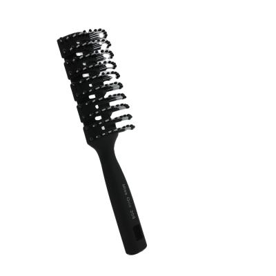 China Fashionable Frosted Hair Comb Factory Price Handle Comb Shaping Rib Comb Hair Comb for sale