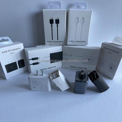 China Hot Sale EP-TA845 45W 2023 Super Fast Mobile Phone Charger PD USB C Wall Charger For Samsung Note 10 For Galaxy S22 PD Ultra Fast Adapter for sale