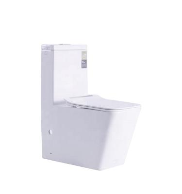 China Automatic Operation Toilet Sale European Cover Ceramic Tank White One Piece Toilet For School Hotel for sale